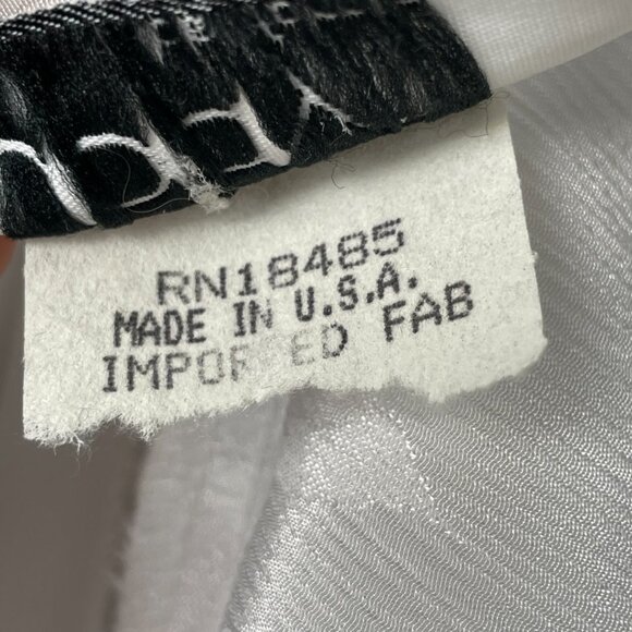 Vintage 80s Dress Floral Mini Ruffles Iridescent Women Beach Wedding Reception - Picture 8 of 13